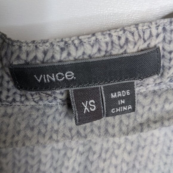 Vince | Silk Half Placket Blouse - Picture 6 of 10